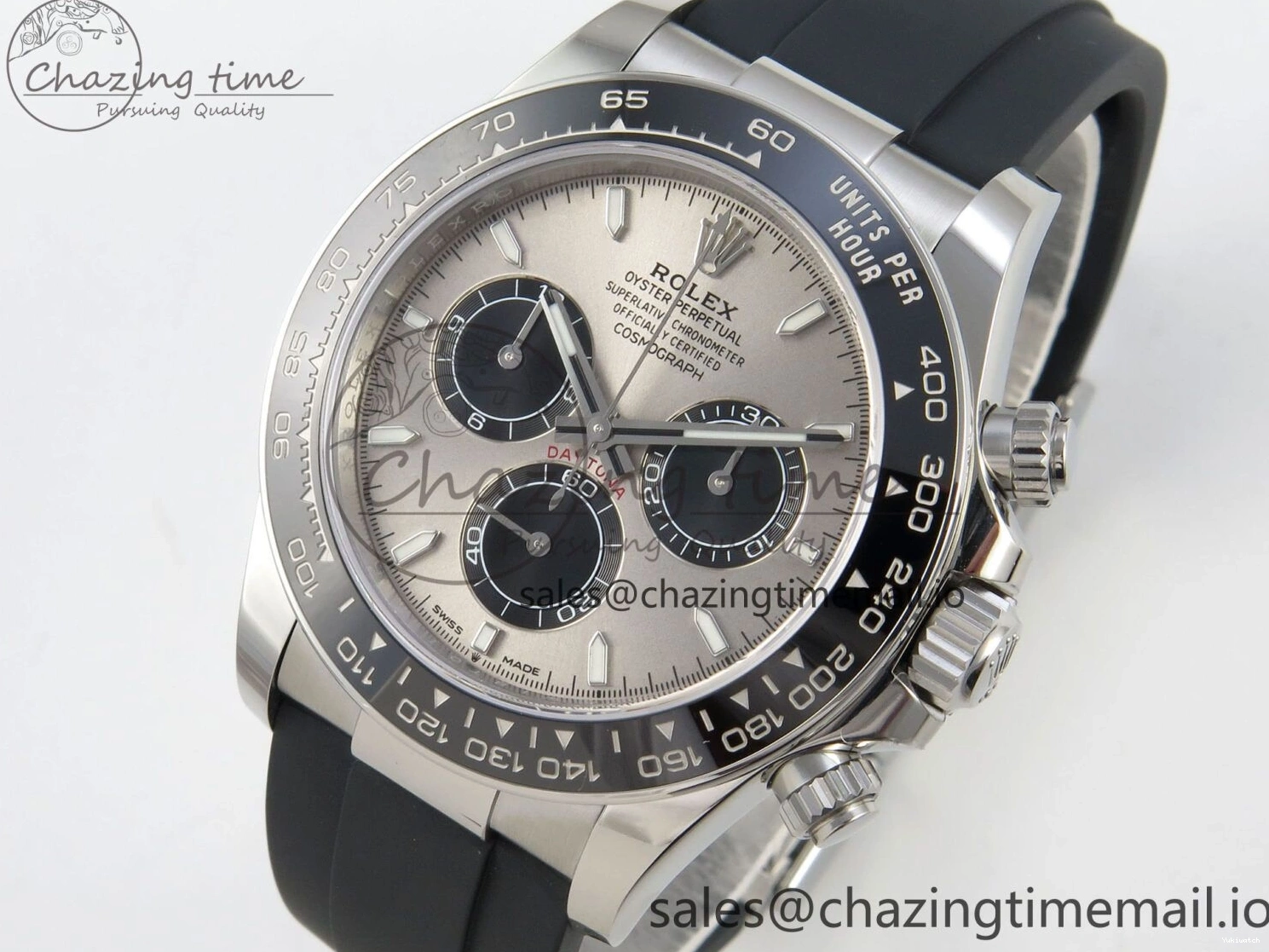 (Weighted) VS4131 V2 Dial Oysterflex 1:1 Strap Edition Black 126519 Daytona Gray on Best VSF 0515